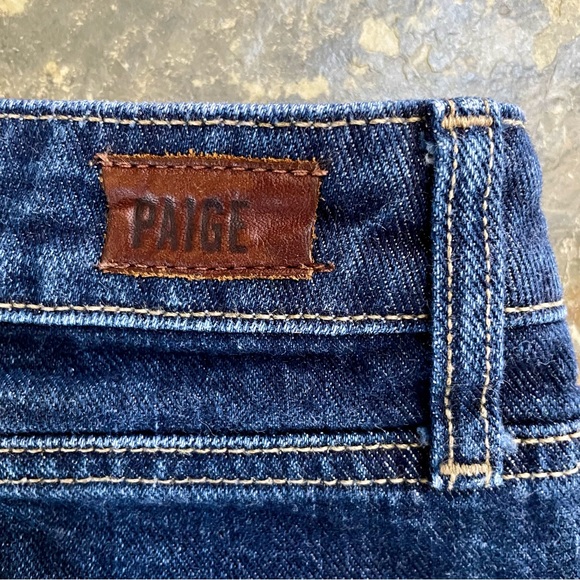 Paige•Size 28•2.5” Jimmy Jimmy Shorts•Cuffed Denim•Medium/Dark Wash•Distressed - Picture 7 of 12